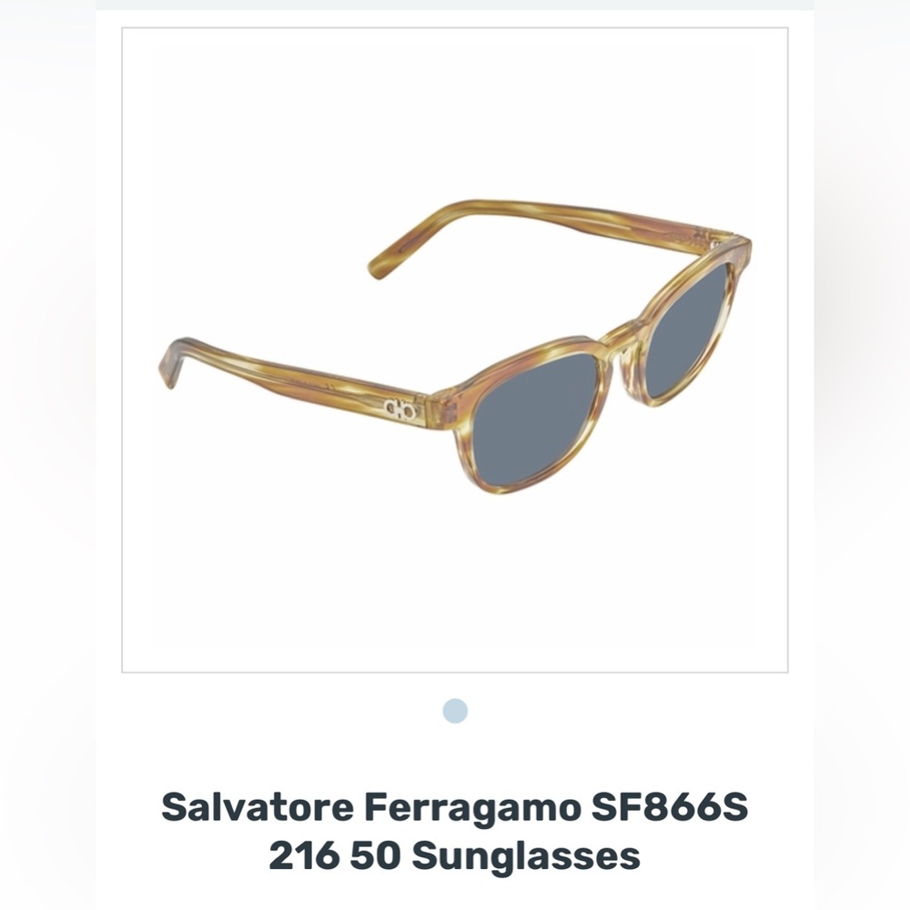 Salvatore Ferragamo Gold-Tone Sunglasses
